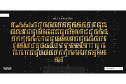 Lesham - Modern Display Font, a Font by Saxofont (Thumbnail 9 of 10)