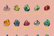 Gemstones and Crystals, an Object Illustration by AI Crafted Magnolia (Thumbnail 8 of 16)