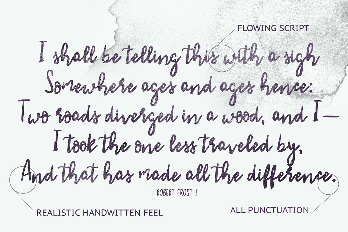 Mountain Brush Font preview 5