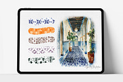 Procreate Watercolor Tile Texture, a Brush Add-On by HopeArtIllustration (Thumbnail 2 of 8)