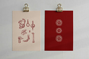 Gothic Tattoo Clipart Bundle, an Object Illustration by ClayStudio (Thumbnail 4 of 8)