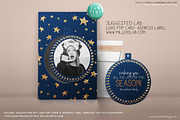 Holiday Wishing Joy Luxe Pop Card, a Card Template by FUN TENT DESIGN (Thumbnail 1 of 2)