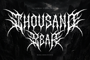 Razorth | Black Metal Font, a Blackletter Font by Denustudios (Thumbnail 6 of 12)
