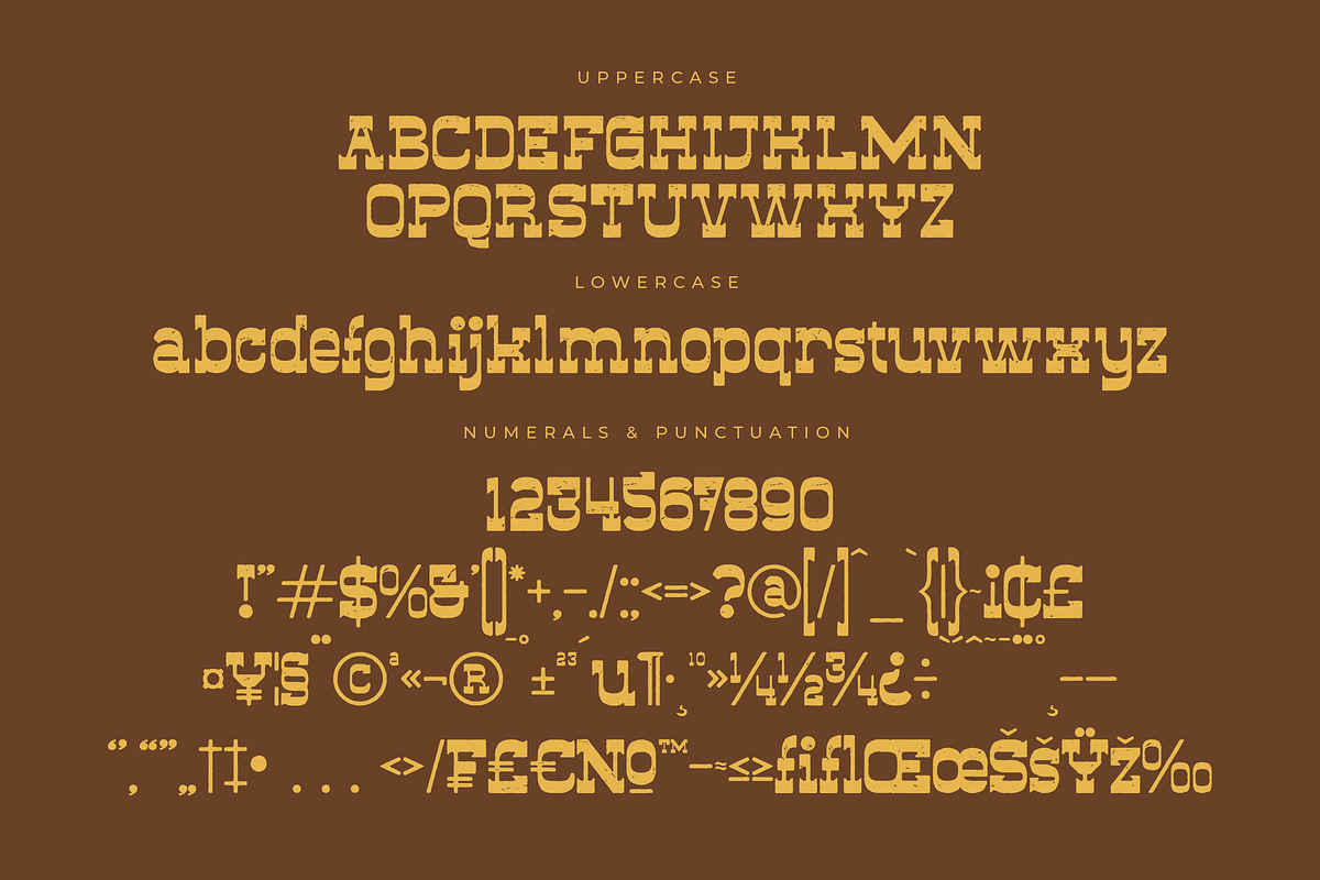 Austin Ghodes Slab Serif Font, a Serif Font by Letterena Studios (Photo 13 of 15)