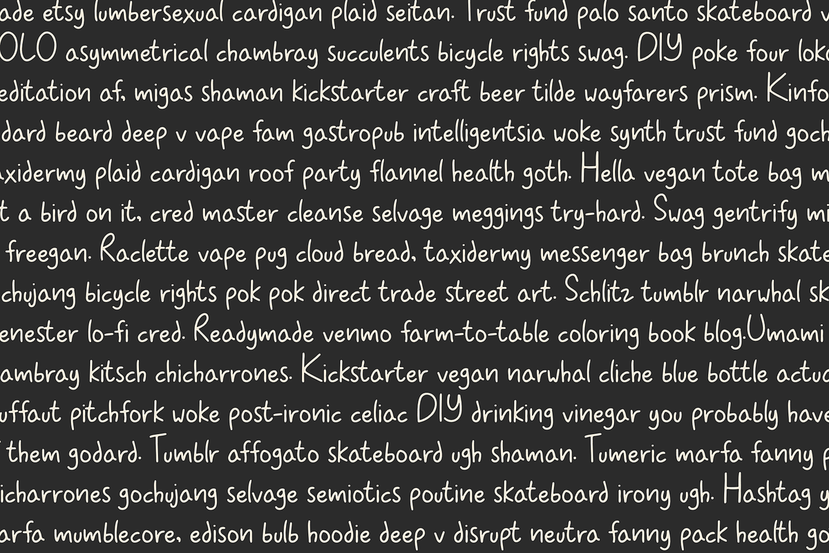 String Cheese, a Sans Serif Font by Mix Fonts (Photo 3 of 5)