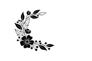 Floral Corner Ornament Clipart Bundl, an Illustration by Creativeshirt (Thumbnail 36 of 48)