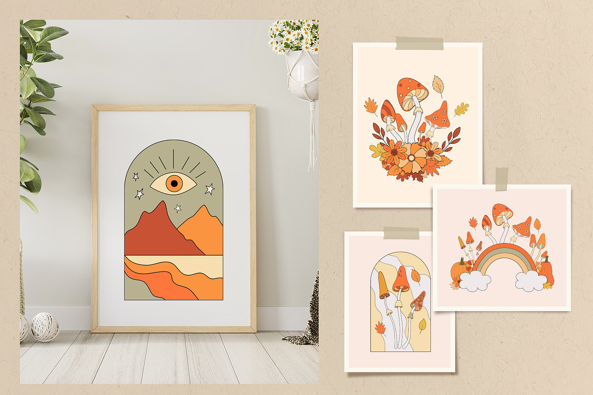 Autumn Vibes vector clipart, an Object Graphic by Nadezhda Mikhailova (Photo 11 of 12)