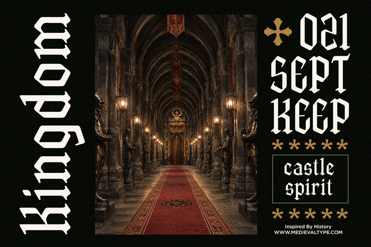 Malthon - Medieval Blackletter Font, a Blackletter Font by RagamKata (Photo 6 of 10)