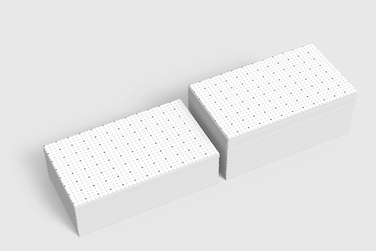 Stacked Business Card Mockup Set, an Advertising Mockup by graphypix (Photo 3 of 4)