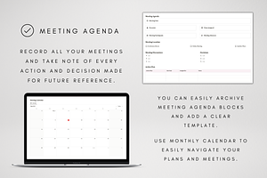 Meeting Journal & Notes For Notion