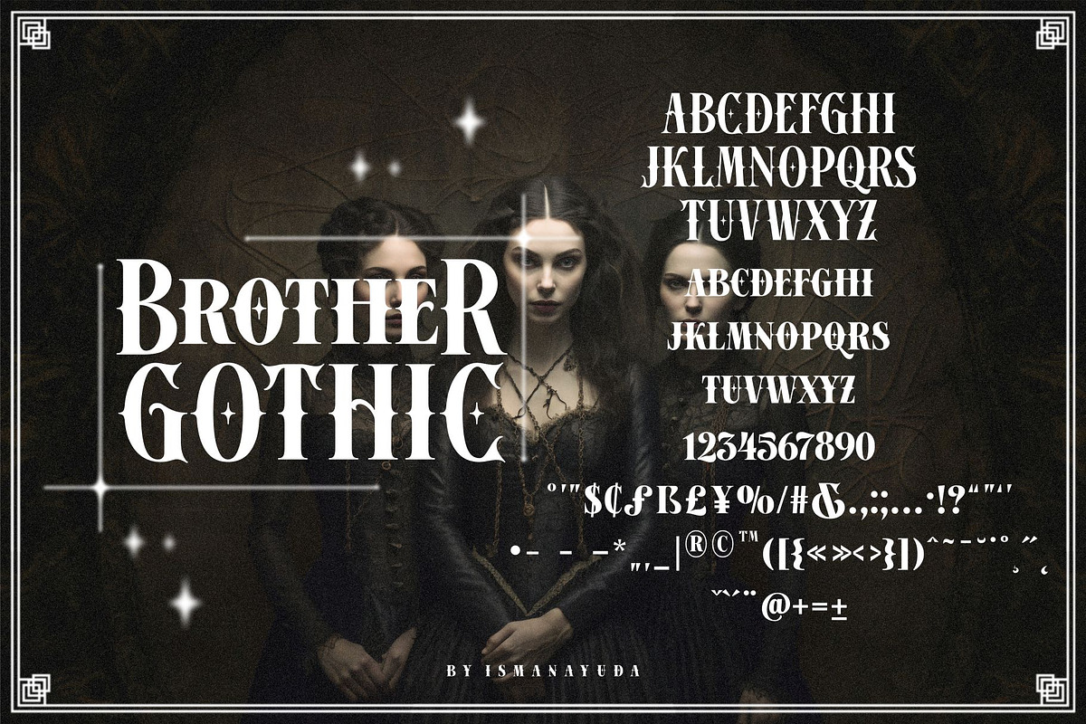 BROTHER GOTHIC, a Blackletter Font by ismanayuda (Photo 2 of 5)