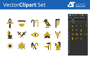 Egyptian Hieroglyphics Vectors