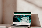 Laptop Screen Mockup with Warm Natur, a Wearable Device Mockup by Mego-studio (Thumbnail 4 of 4)