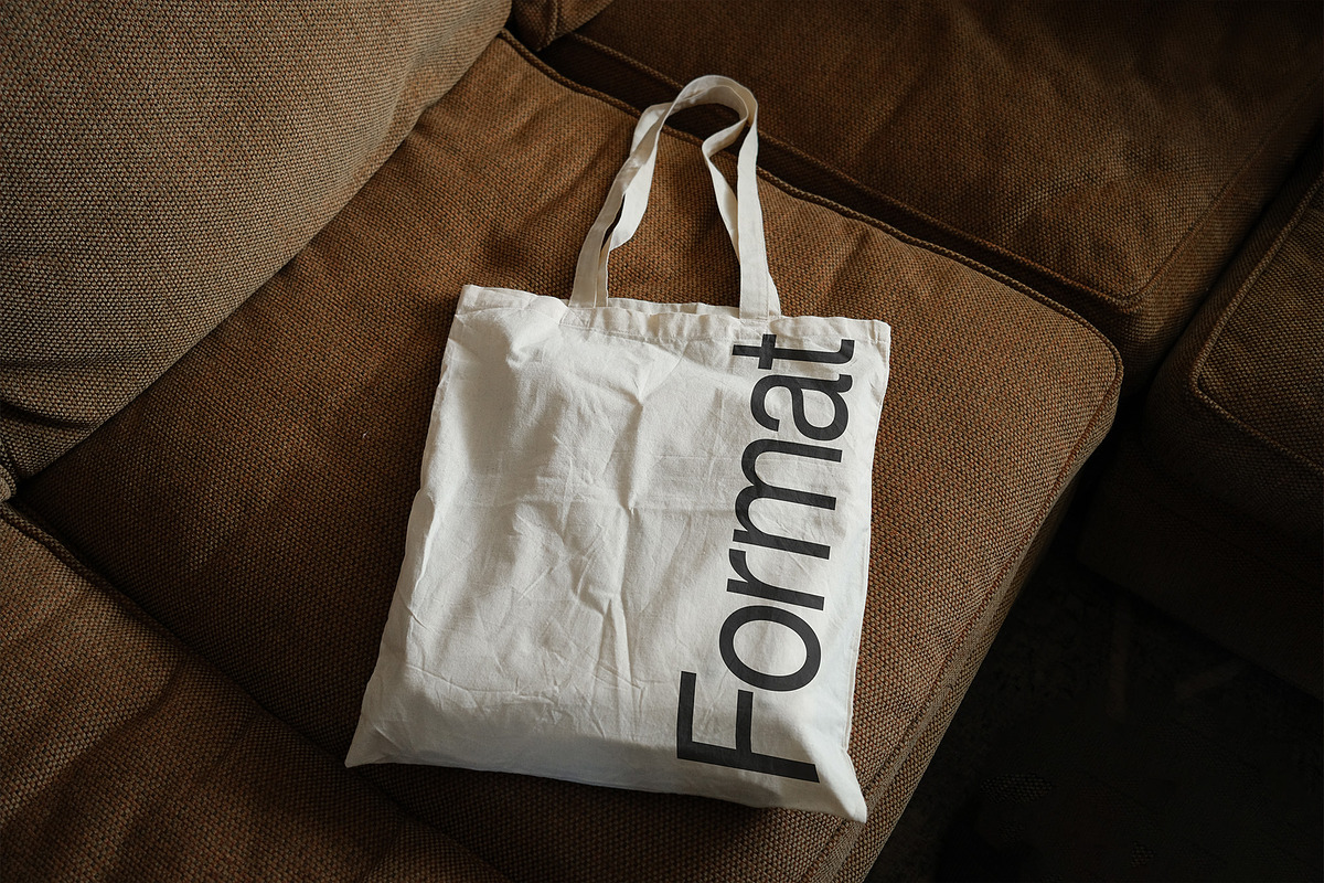 FORMAT B2 CLOTH BAG 03 MOCKUP, a Product Mockup by Format Mockups (Photo 4 of 4)