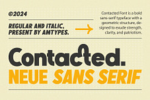 AM Contacted Font