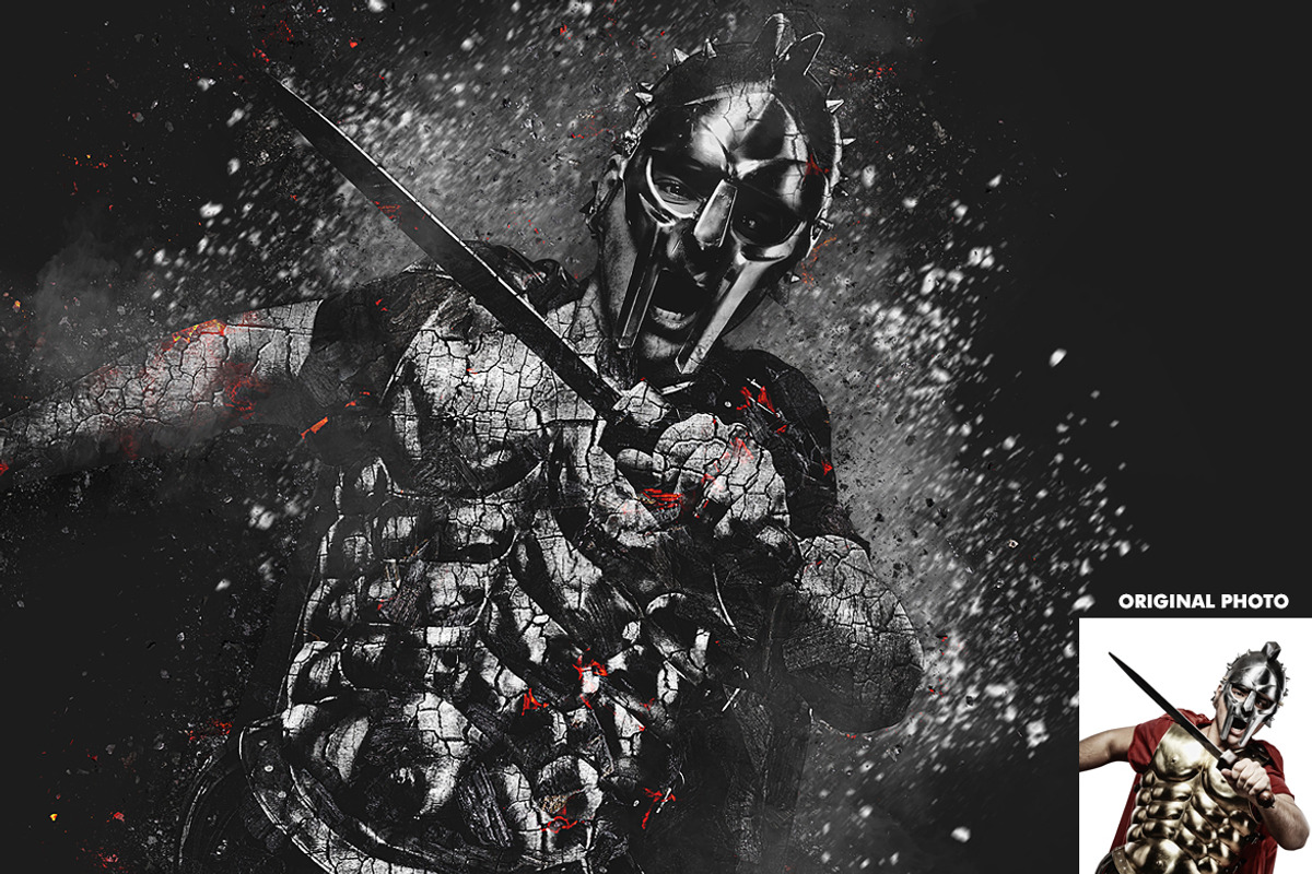 Black Rock Photoshop Action, an Action Add-On by iHemalaya (Photo 3 of 7)