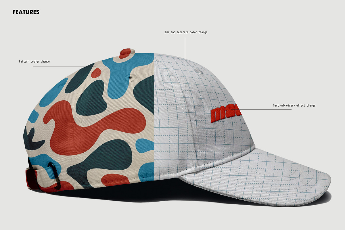 Baseball Caps Hat Mockup Drop 5, a Hat Mockup by made_by_nope (Photo 2 of 6)