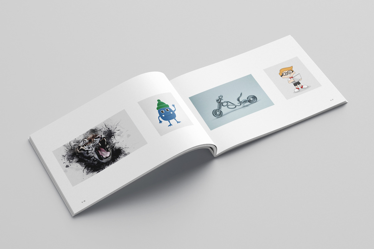 Minimal A5 Portfolio, a Brochure Template by Meenom Templates (Photo 5 of 13)
