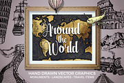 Around the World Collection, a Transportation Illustration by Barn Owl Studio (Thumbnail 1 of 9)