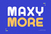 Maxy More Modern Sans Serif Font, a Sans Serif Font by Perfectype (Thumbnail 1 of 10)
