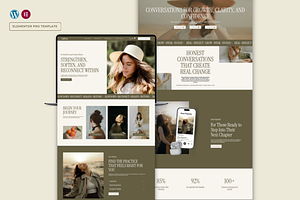 Coach & Therapist Website Template, a WordPress Template by Web Template Market