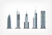 Set of skyscrapers, a Decorative Illustration by Good Studio (Thumbnail 2 of 3)