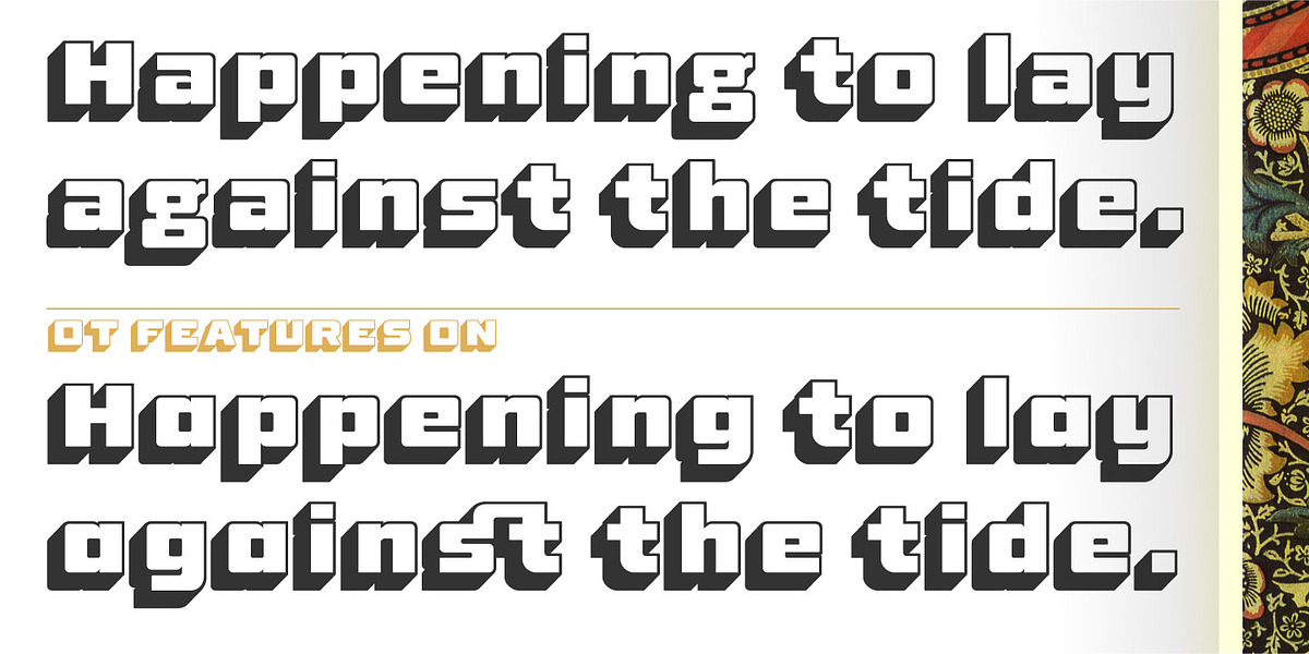 Standard Shaded, a Font by Yes Please (Photo 5 of 10)