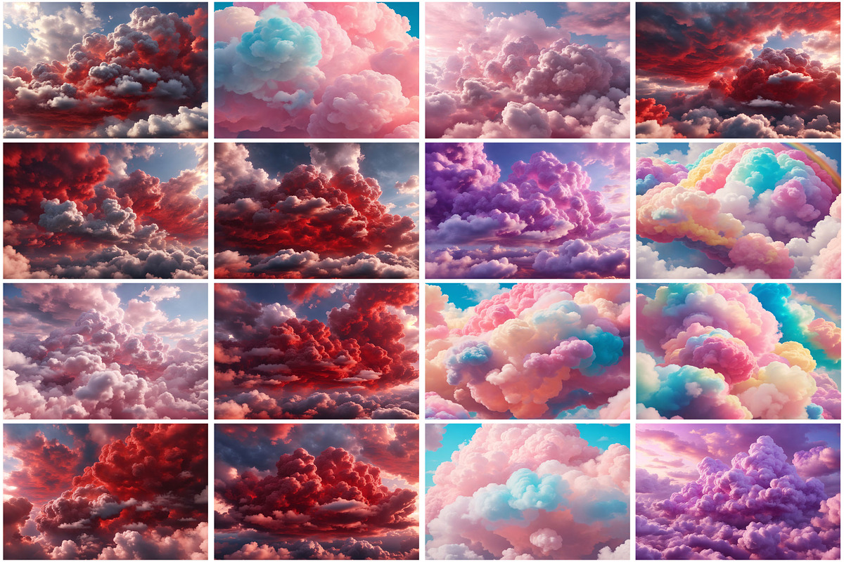 Colorful Clouds Wallpaper, a Texture Graphic by Forhadx5 (Photo 5 of 8)