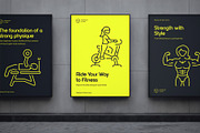 Workout and Gym Icon Set, an Outline Icon by Prosymbols (Thumbnail 3 of 7)