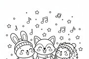 Christmas Fall Vibes Coloring Book, an Illustration by one-touch (Thumbnail 12 of 15)
