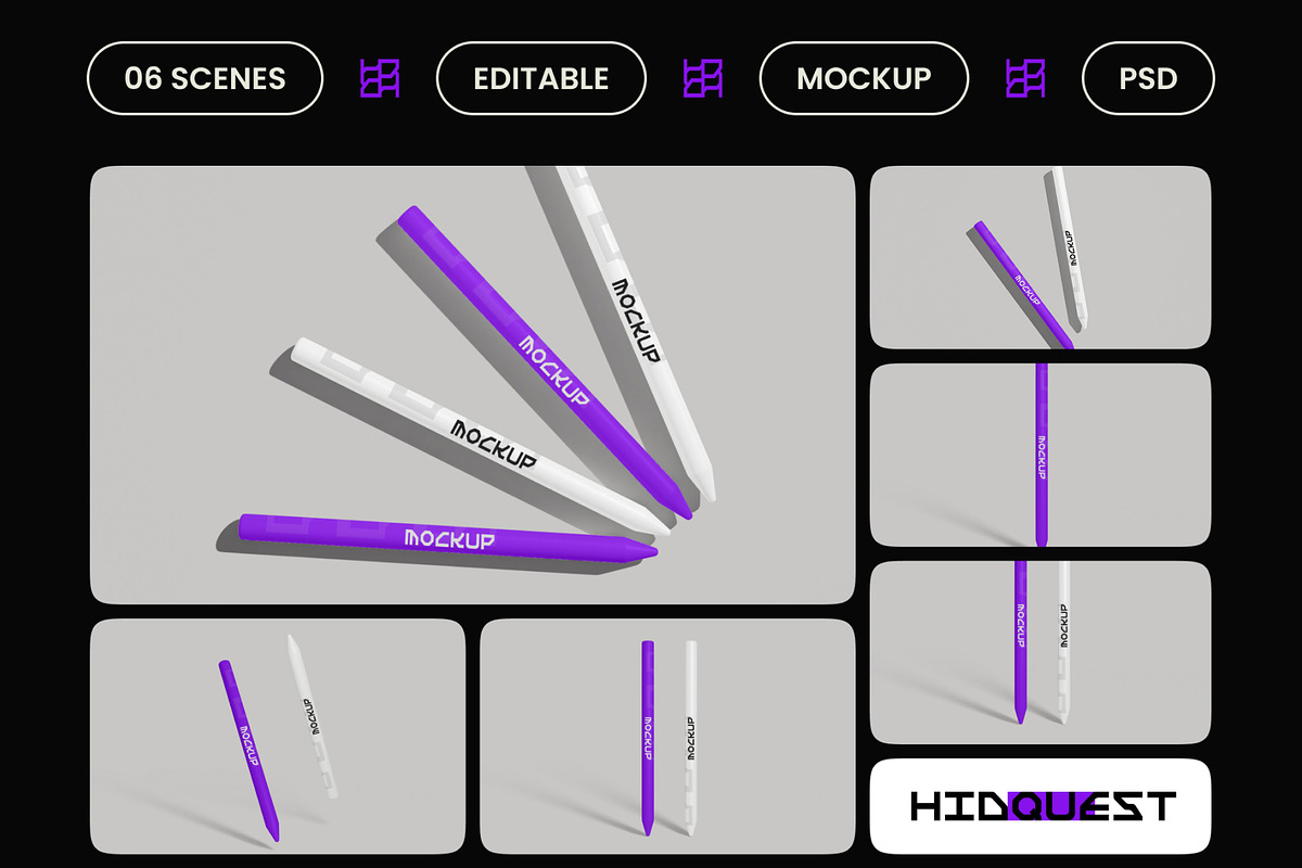 Pencil Tab Mockup, a Mockup by hiddemaru (Photo 2 of 4)