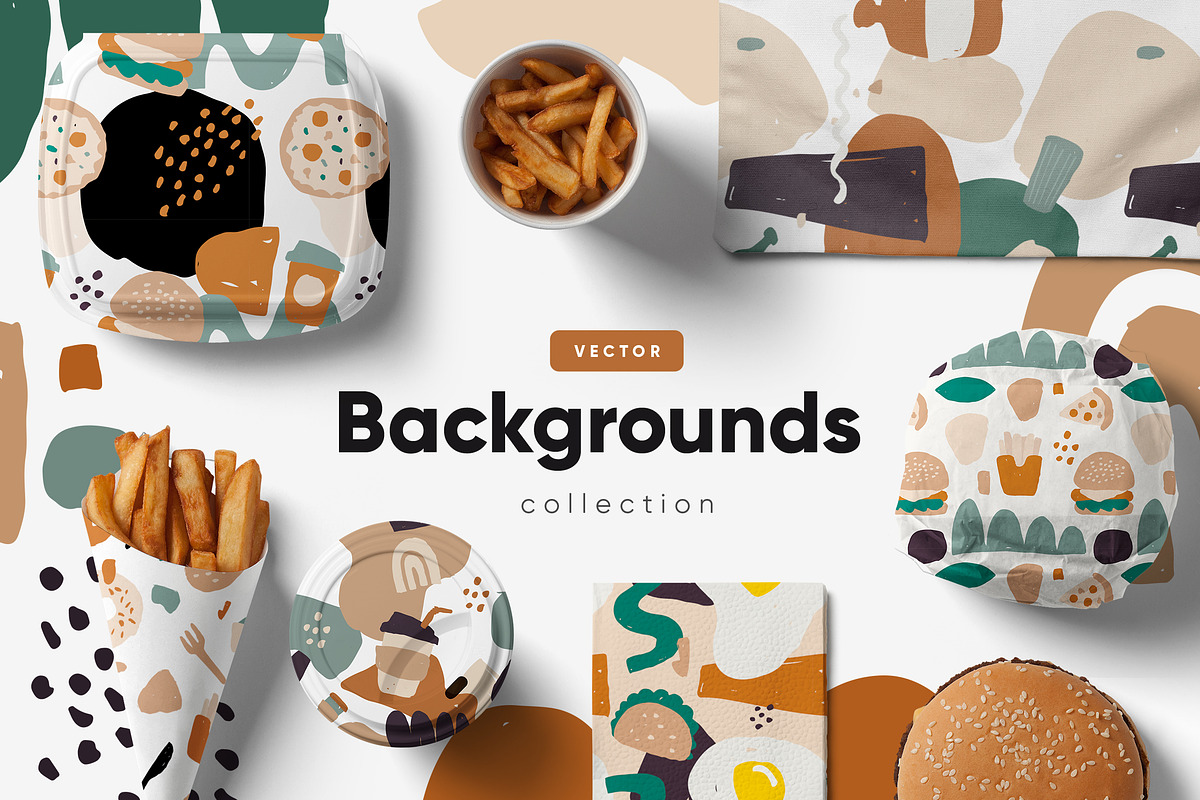 Food Abstract backgrounds & patterns, a Pattern Graphic by kavoon (Photo 1 of 7)