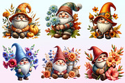 Watercolor Birth Month Flower Gnome., a Graphic by CitraGraphics (Thumbnail 2 of 4)