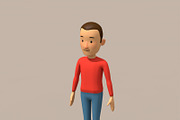 cartoon man, a Characters & Person 3D Model by Tartino 3D models (Thumbnail 4 of 9)