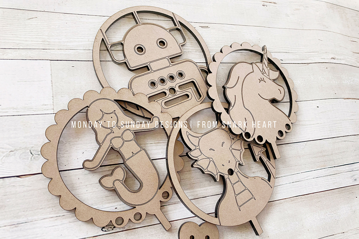 Magical Glow Wands: Laser Cut bundle, a Templates & Theme by Snark Heart (Photo 2 of 3)