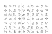 Milestone and Goals Icon Set, an Outline Icon by Prosymbols (Thumbnail 4 of 5)