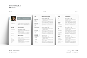 CV And Resume Design With Photo