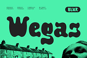 Wegas Blur, a Sans Serif Font by Craft Supply Co. (Thumbnail 1 of 8)