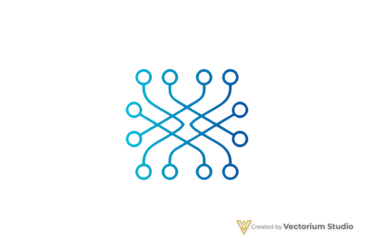 Network Nodes Logo, a Branding & Logo Template by Vectorium Studio (Photo 1 of 16)