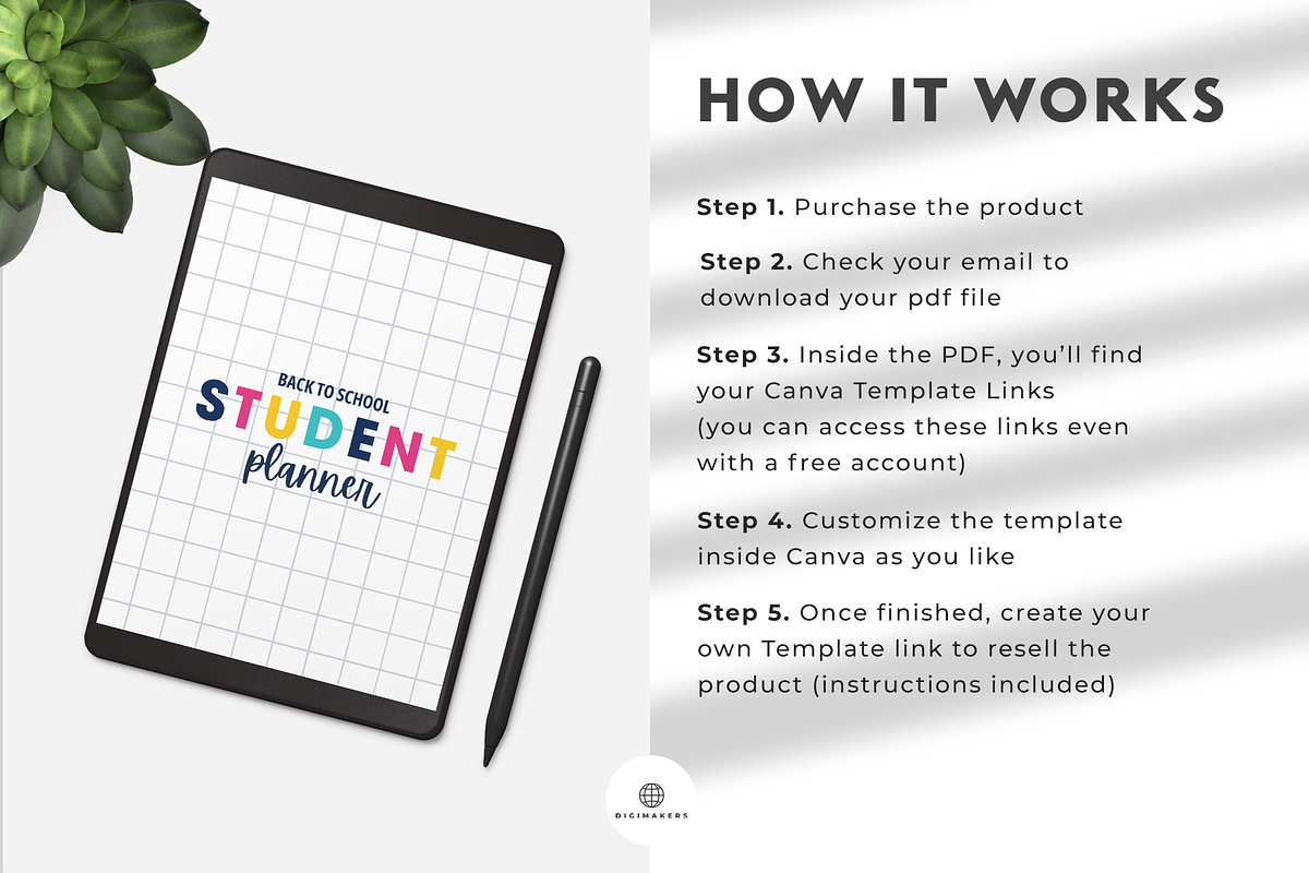 Back to School Student Planner, a Stationery Template by Nina Shaw (Photo 8 of 11)