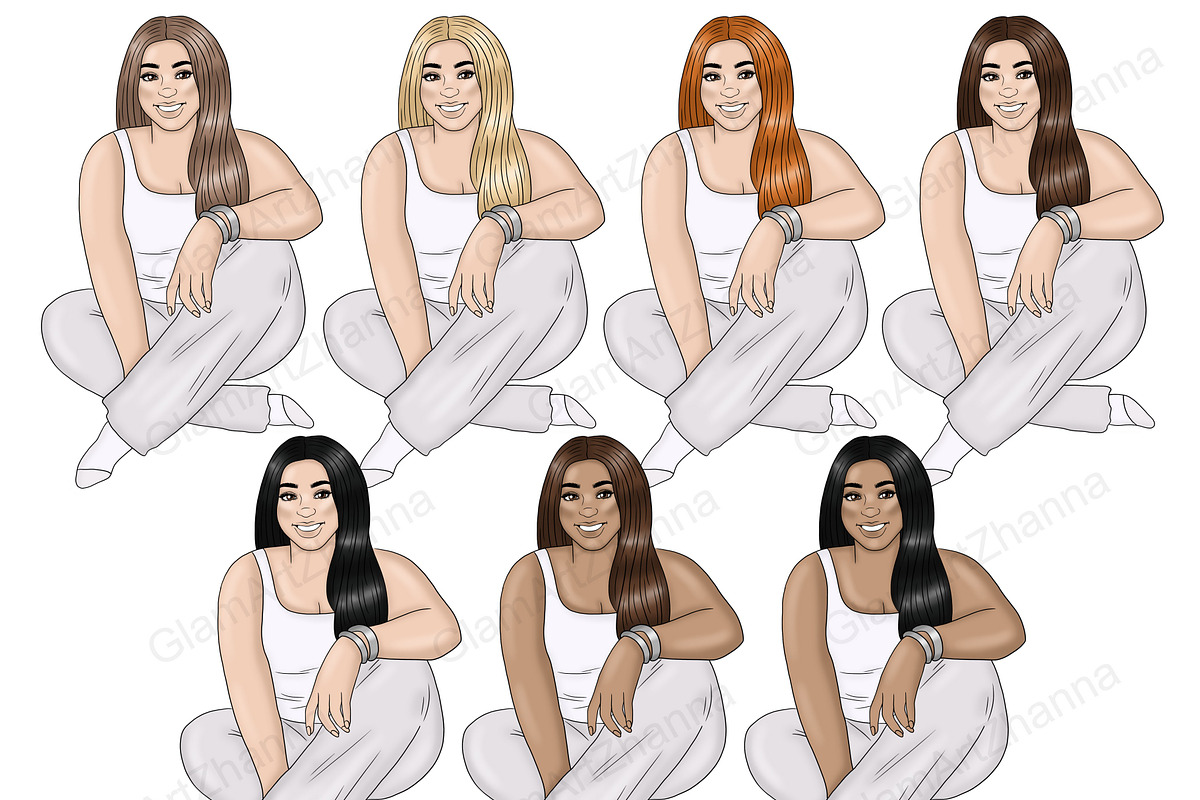 Planner Girl Graphics, a Person Illustration by GlamArtZhanna (Photo 3 of 4)