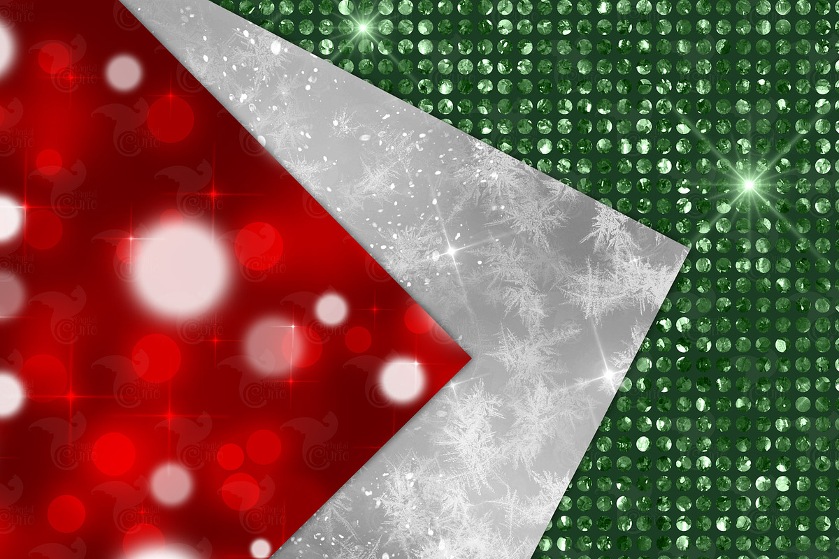 Christmas Bokeh and Glitter Textures, a Texture Graphic by Digital Curio