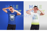 Male T-Shirt PSD Mockups Vol3, a Shirt Mockup by Hi, Mock-Up! (Thumbnail 5 of 10)