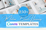 250+ Mellow Blue Harmony Template, a Social Media Template by ResumeFabs (Thumbnail 1 of 4)