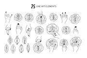Viva la vulva vector collection, a Healthcare Illustration by yabluko_draws (Thumbnail 2 of 7)