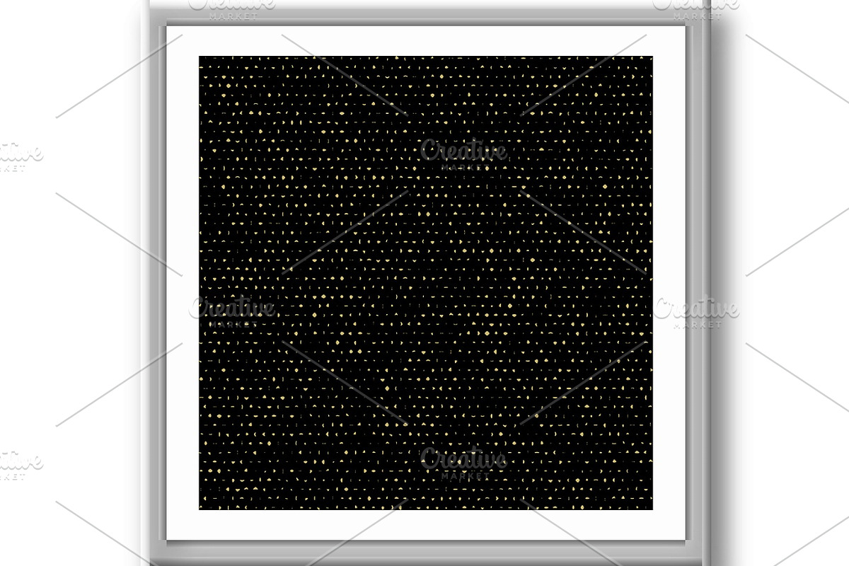 Geometric Seamless Vector Splashes, a Decorative Illustration by FineArtStudio (Photo 3 of 3)