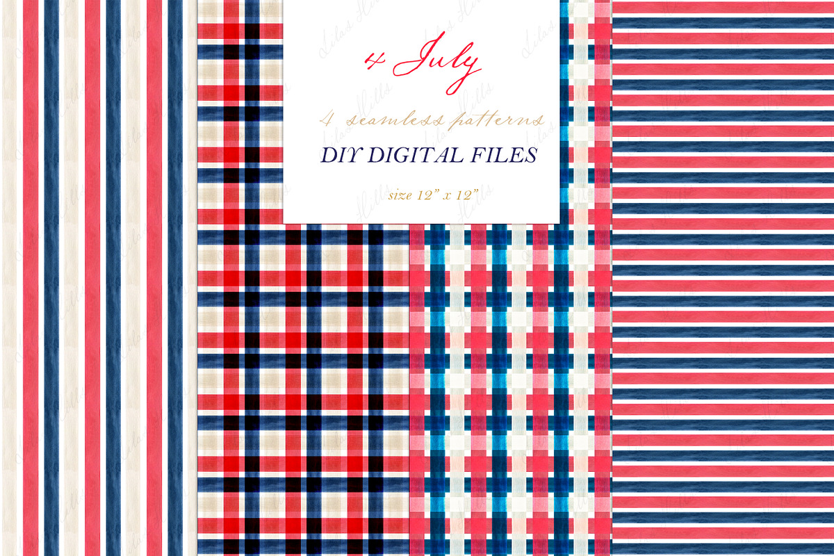 Forth of July Watercolor DIY, a Graphic by LABFcreations (Photo 3 of 4)