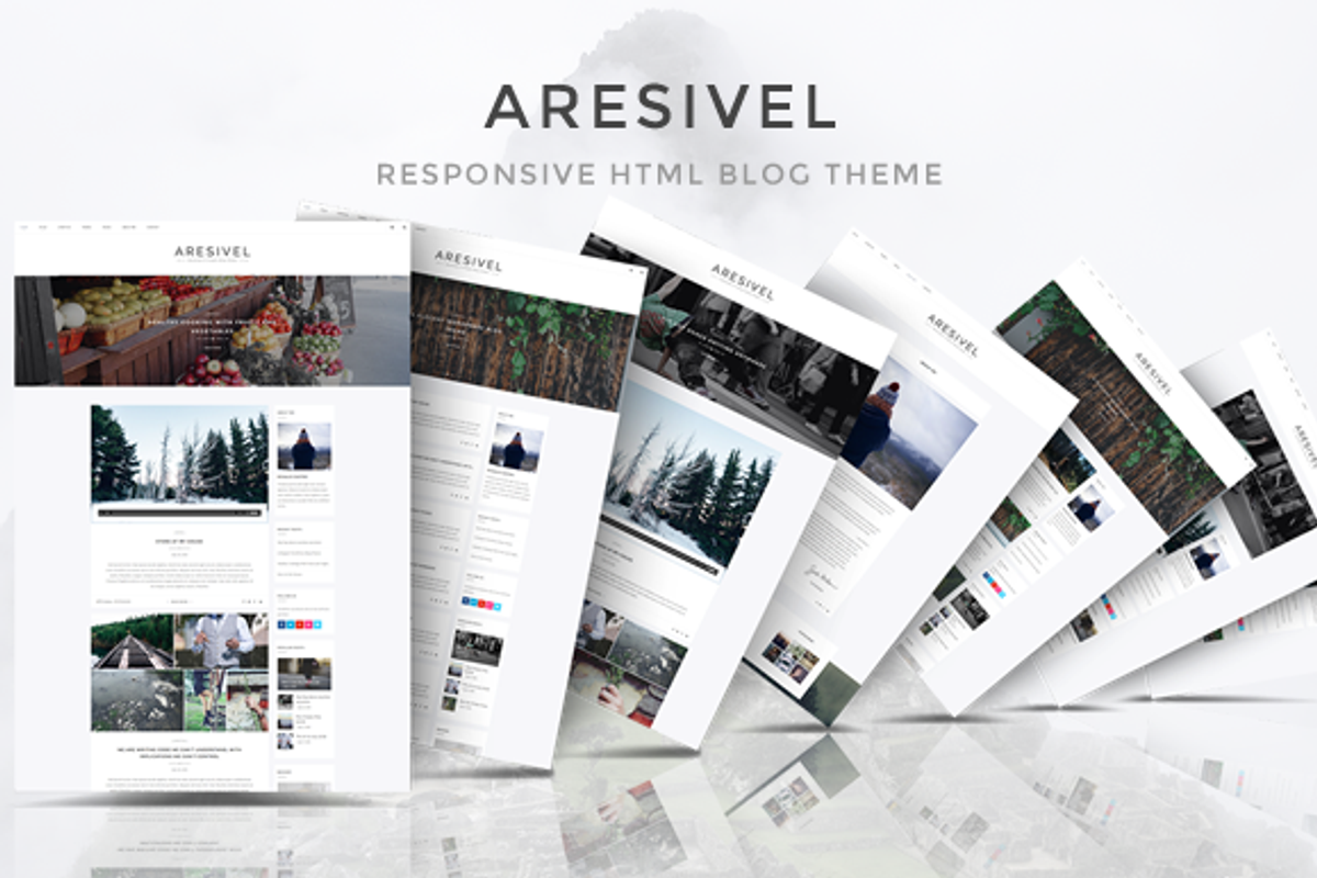 Aresivel - HTML5 Blog Template, a Websites & App Template by myshopkit