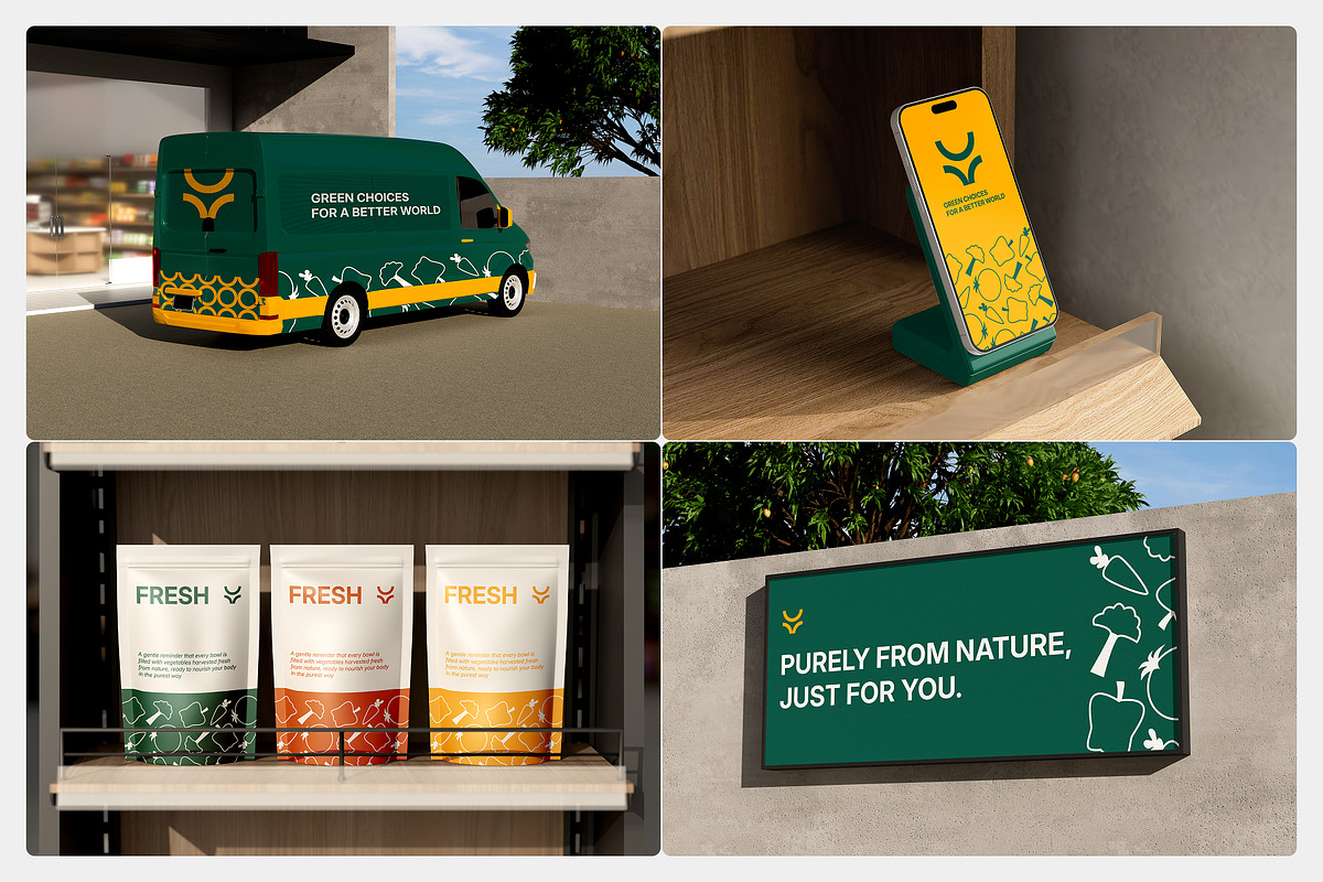Food & Market Branding Mockup Set, a Packaging Mockup by Arvalamockup (Photo 8 of 10)