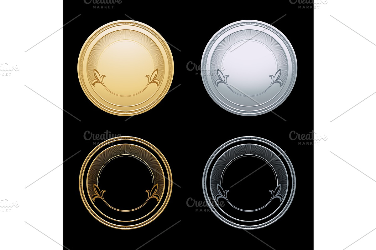 Blank token, vector illustration, a Background Graphic by Marinstri